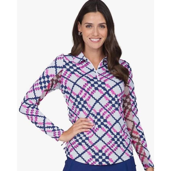 IBKUL Athleisure Wear Sun Protective UPF 50+ Icefil Cooling Tech Sonika Small - Picture 1 of 6